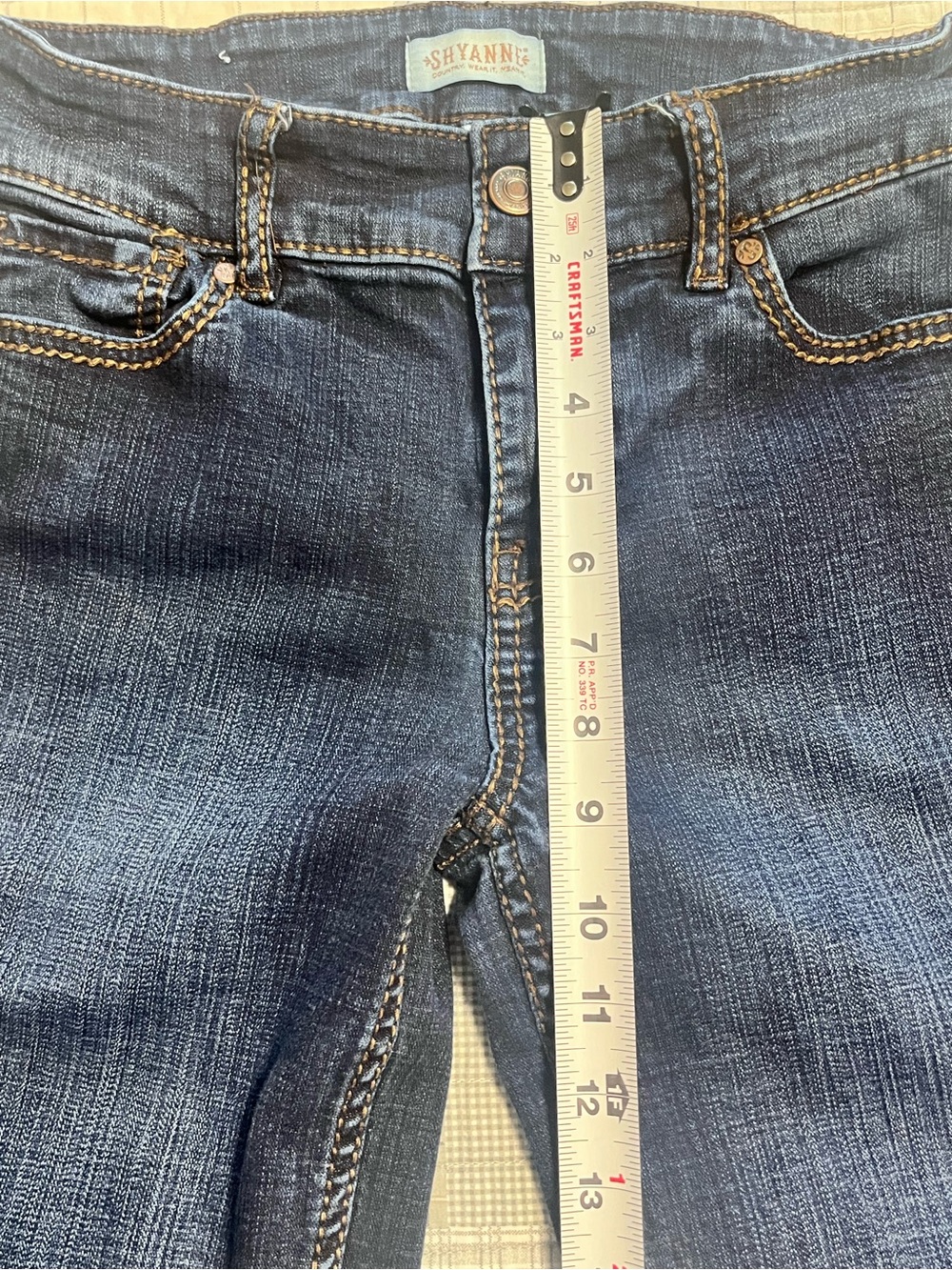 2 Pair Shyanne Women’s Bootcut Jeans 28x34 Reg Dark Wash Stretch Western Denim - Picture 8 of 16